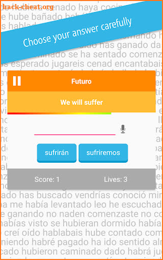 ¡Aprendamos! Spanish Verb Cojugator screenshot