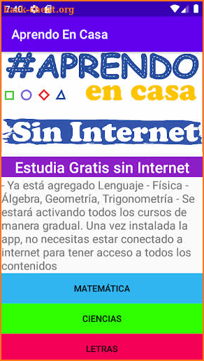 Aprendo en casa screenshot