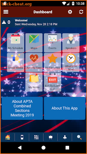 APTA Conferences & Events screenshot