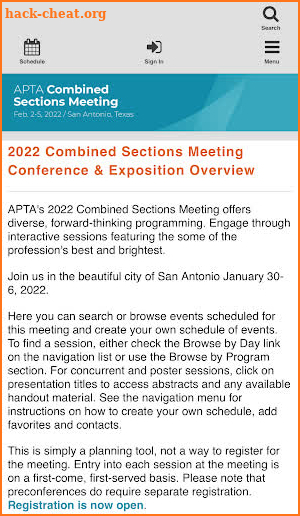 APTA CSM 2022 screenshot