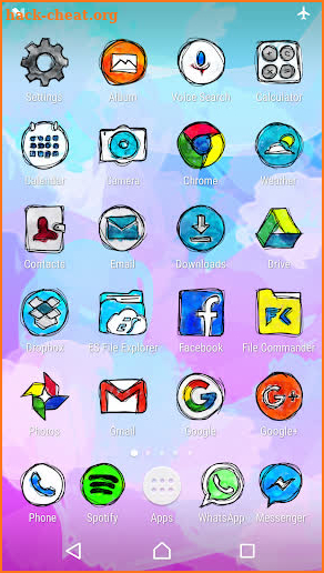 Aqua Color - Icon Pack screenshot