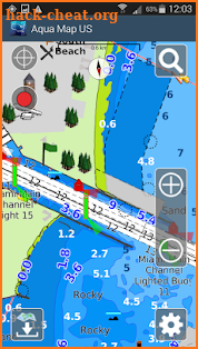 Aqua Map Florida Marine GPS screenshot