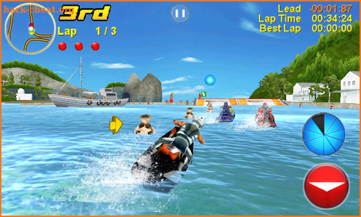 Aqua Moto Racing 2 Free screenshot