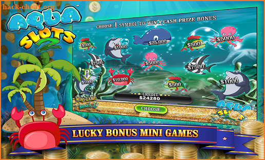 Aqua Slots Jelly Fish Treasure Island 2 PAID screenshot