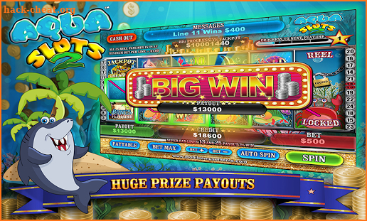 Aqua Slots Jelly Fish Treasure Island 2 PAID screenshot