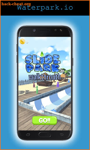 Aqua WaterPark Slide.io screenshot