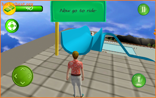 Aqua Waterslide Rush Racing screenshot