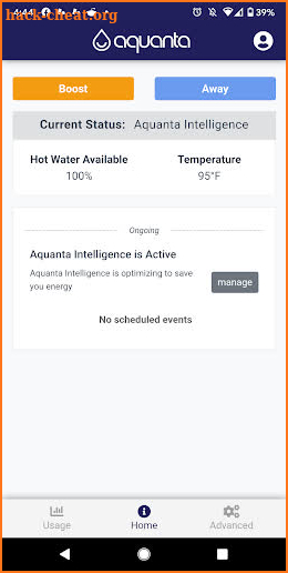 Aquanta screenshot