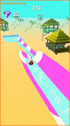 Aquapark fun Race 3D screenshot