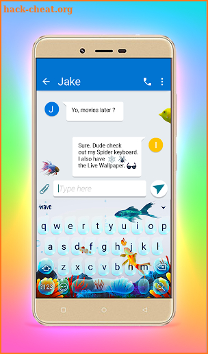 Aquarium Animated Keyboard + Live Wallpaper screenshot