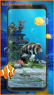 Aquarium Clown Fish Live Wallpaper 2018 screenshot