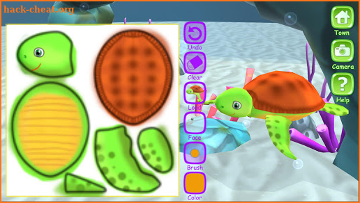 Aquarium Coloring 3D - AR Camera screenshot