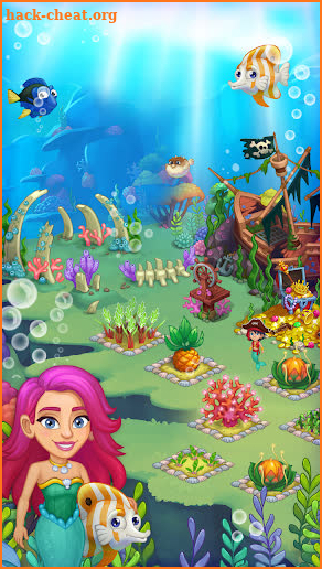 Aquarium Farm: fish town, Mermaid love story shark screenshot