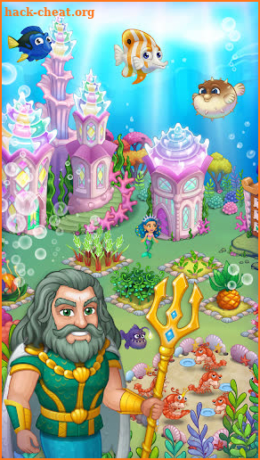 Aquarium Farm: fish town, Mermaid love story shark screenshot