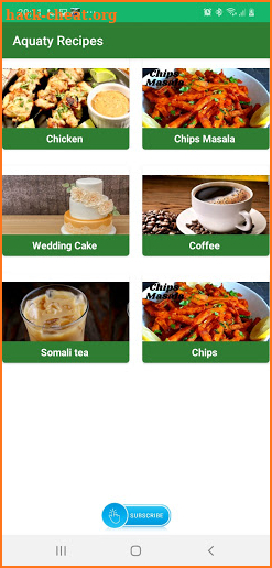 Aquatyrecipes screenshot