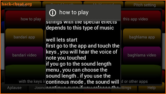 Arabic Instrument screenshot