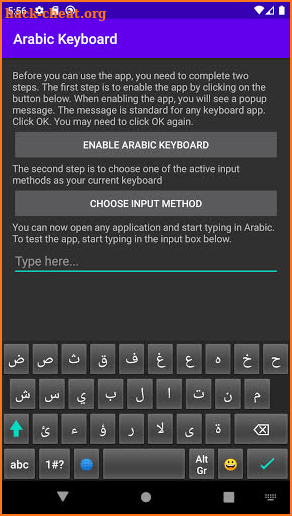 Arabic Keyboard screenshot