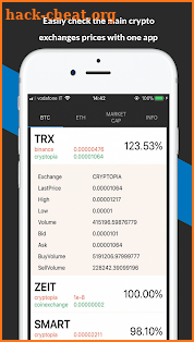 ARBALPHA - CRYPTO CURRENCY ARBITRAGE screenshot