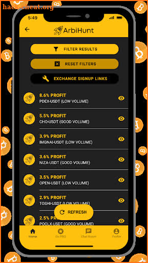 ArbiHunt - Crypto Arbitrage screenshot