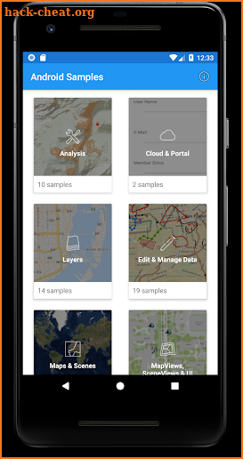 ArcGIS Runtime SDK Sample Viewer screenshot