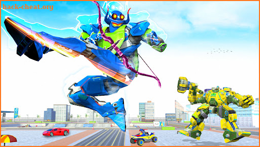 Archery king, Fly Bus Robot 3d screenshot