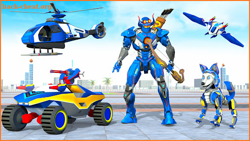 Archery king, Fly Bus Robot 3d screenshot