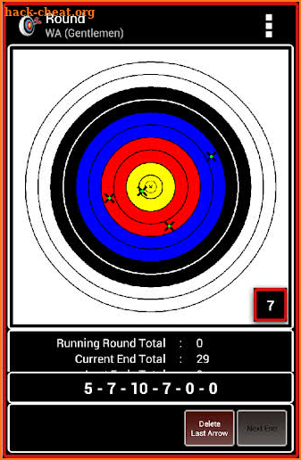 Archery ScorePad screenshot