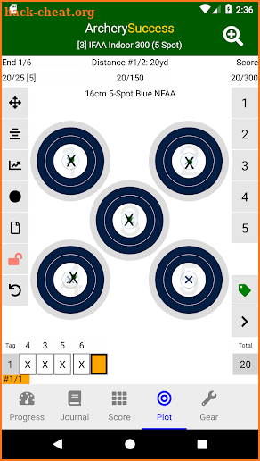 Archery Success 2018: Archery Score, Plot, Journal screenshot