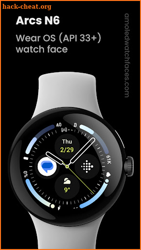 Arcs N6: WFF watch face screenshot