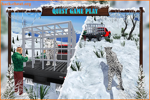 Arctic Leopard Family Snow Forest Sim screenshot