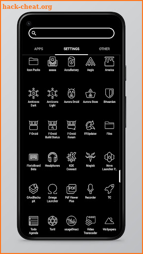 Arcticons Dark - Icon Pack screenshot