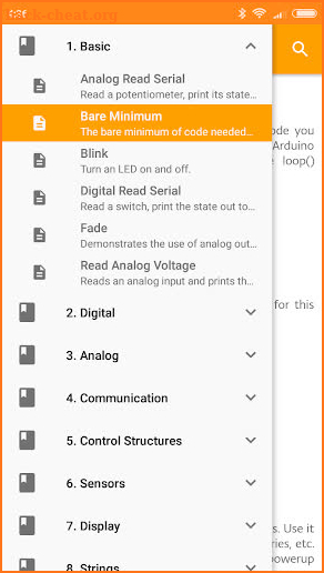 Arduino Tutorials - Examples screenshot