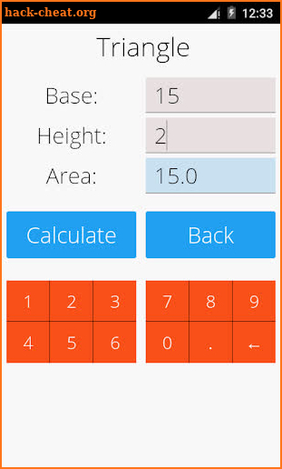 Area and Volume Calculator screenshot