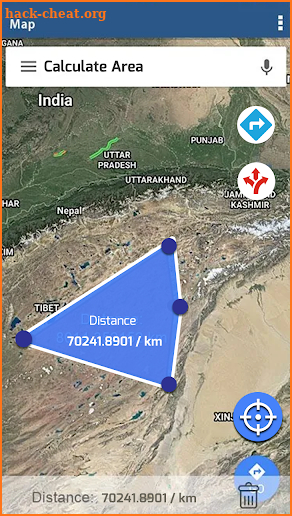 Area Calculator For Land - Driving Route Guide screenshot