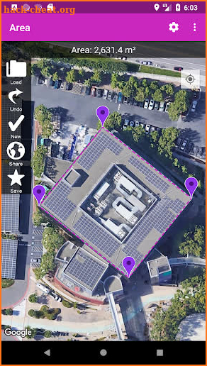 Area Measurement screenshot