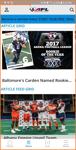 Arena Football League screenshot