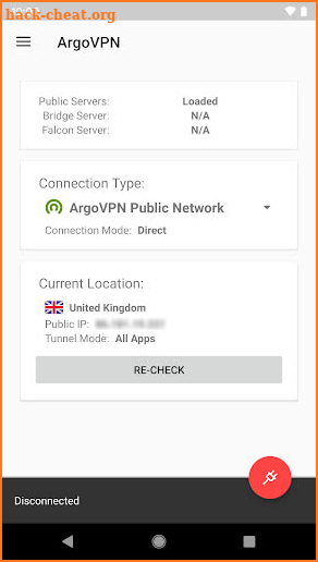 ArgoVPN screenshot