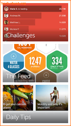 Argus Calorie Counter Diet, Activity, Step Tracker screenshot