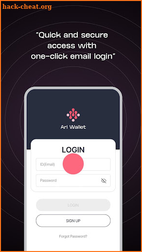 Ari Wallet screenshot