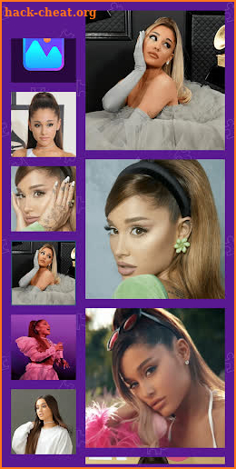 Ariana Grande Photo Puzzle Game screenshot