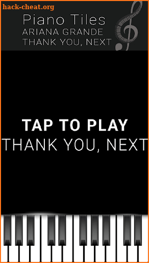 Ariana Grande thank u next - Piano Tap Free screenshot