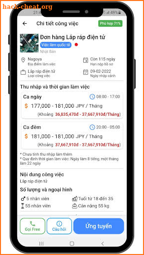 Arigatou - Việc làm và đào tạo screenshot