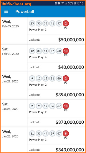 Arizona Lotto Results screenshot