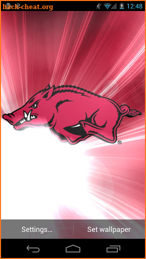 Arkansas Razorbacks Live WPs screenshot