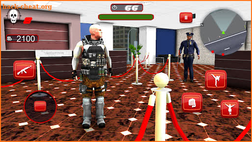 Armed Bank Heist Shooting Game screenshot