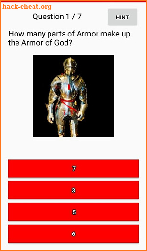 Armor of God LCNZ Bible Quiz Game screenshot