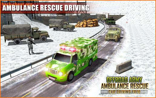 Army Ambulance Driving 2019-US Soldier Rescue Game screenshot