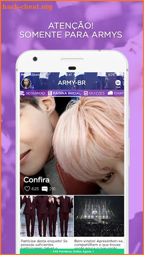 ARMY Amino para BTS em Português screenshot