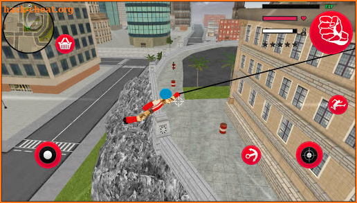 Army Capitaine american Stickman Rope Hero OffRoad screenshot