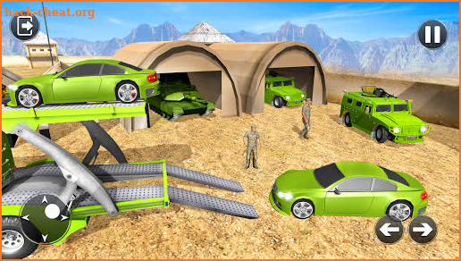 Army Cars Transport: Army Transporter Games screenshot